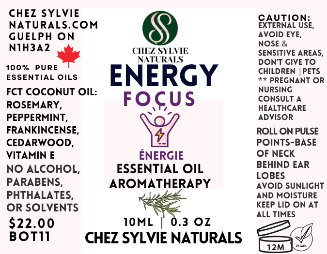 ENERGY FOCUS 10ML ROLL-ON